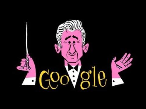 Bernstein’s 100th Birthday Google Doodle