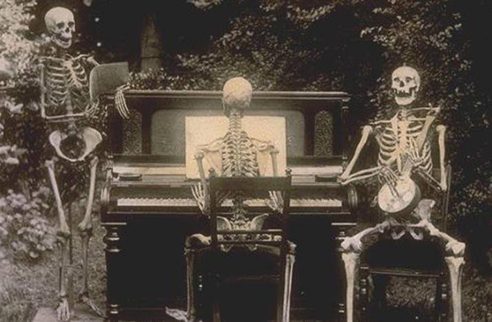 Skeleton on the Rock Obscure Schubert Gem