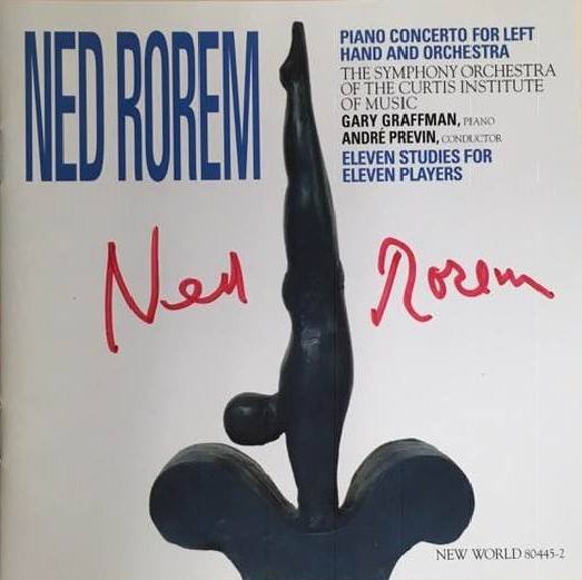 Ned Rorem Gary Graffman Birthday Broadcast