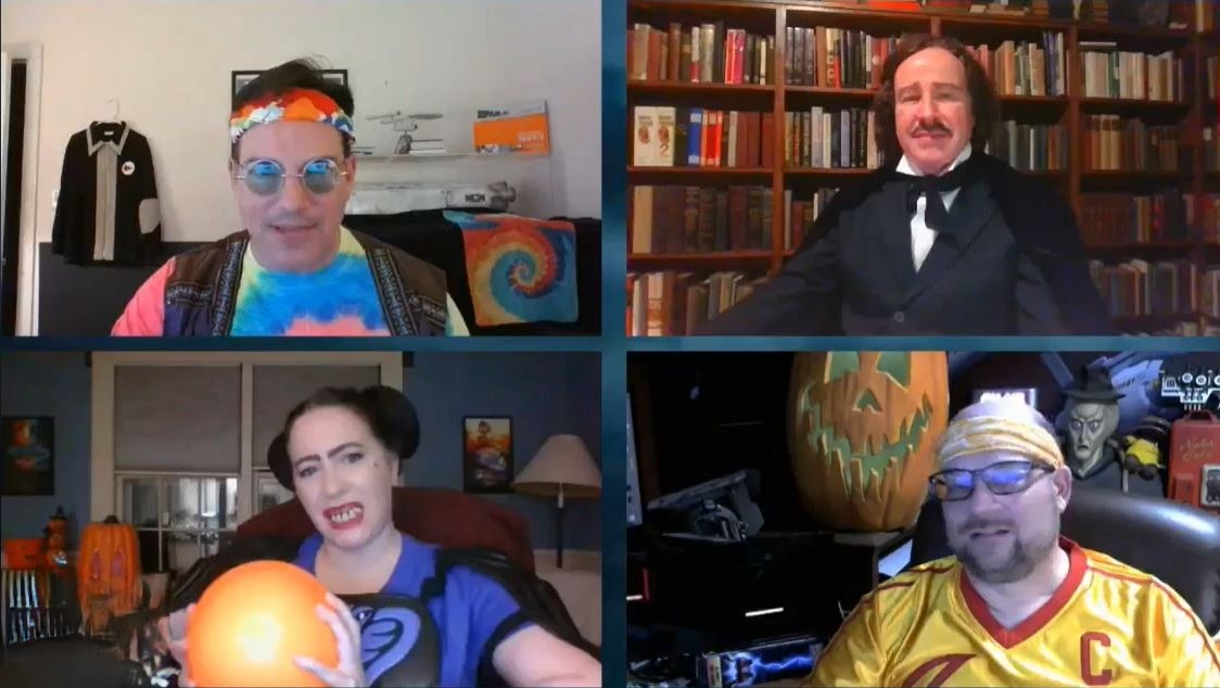 Fright Night Dodgeball & Poe A Halloween Crossover