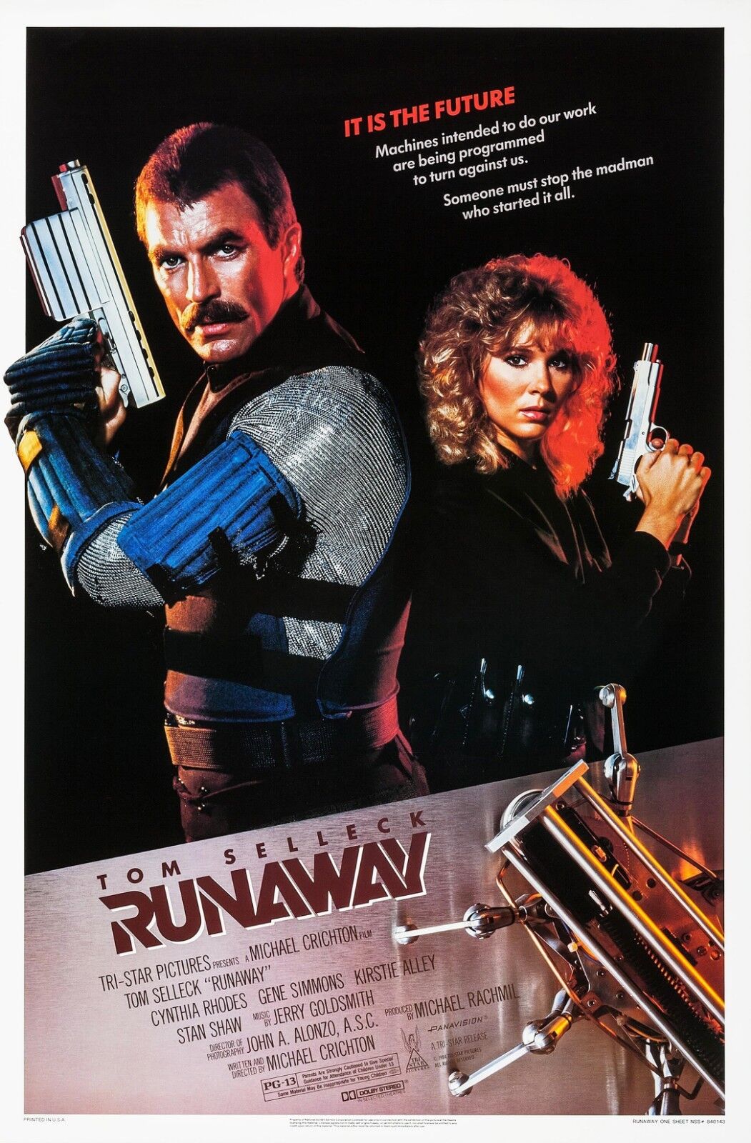 Runaway 1984 Robots Tom Selleck & 80s Cheese