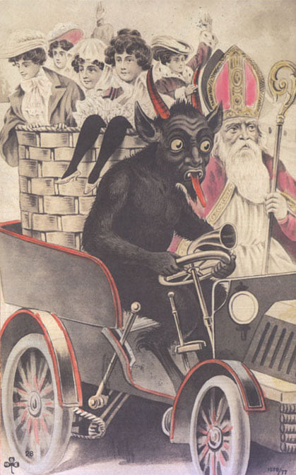 Krampus Piano Christmas Devil Has a Heart