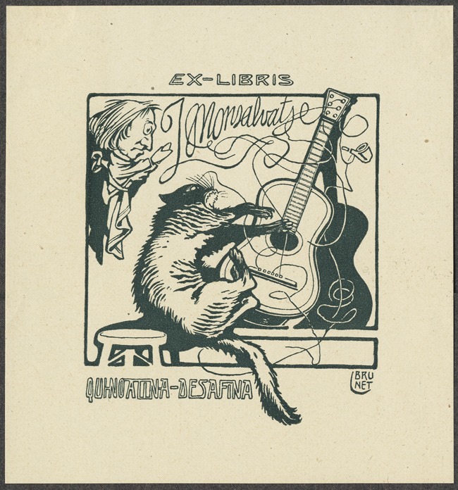 Montsalvatge Mystery A Composer An Artist A Bookplate