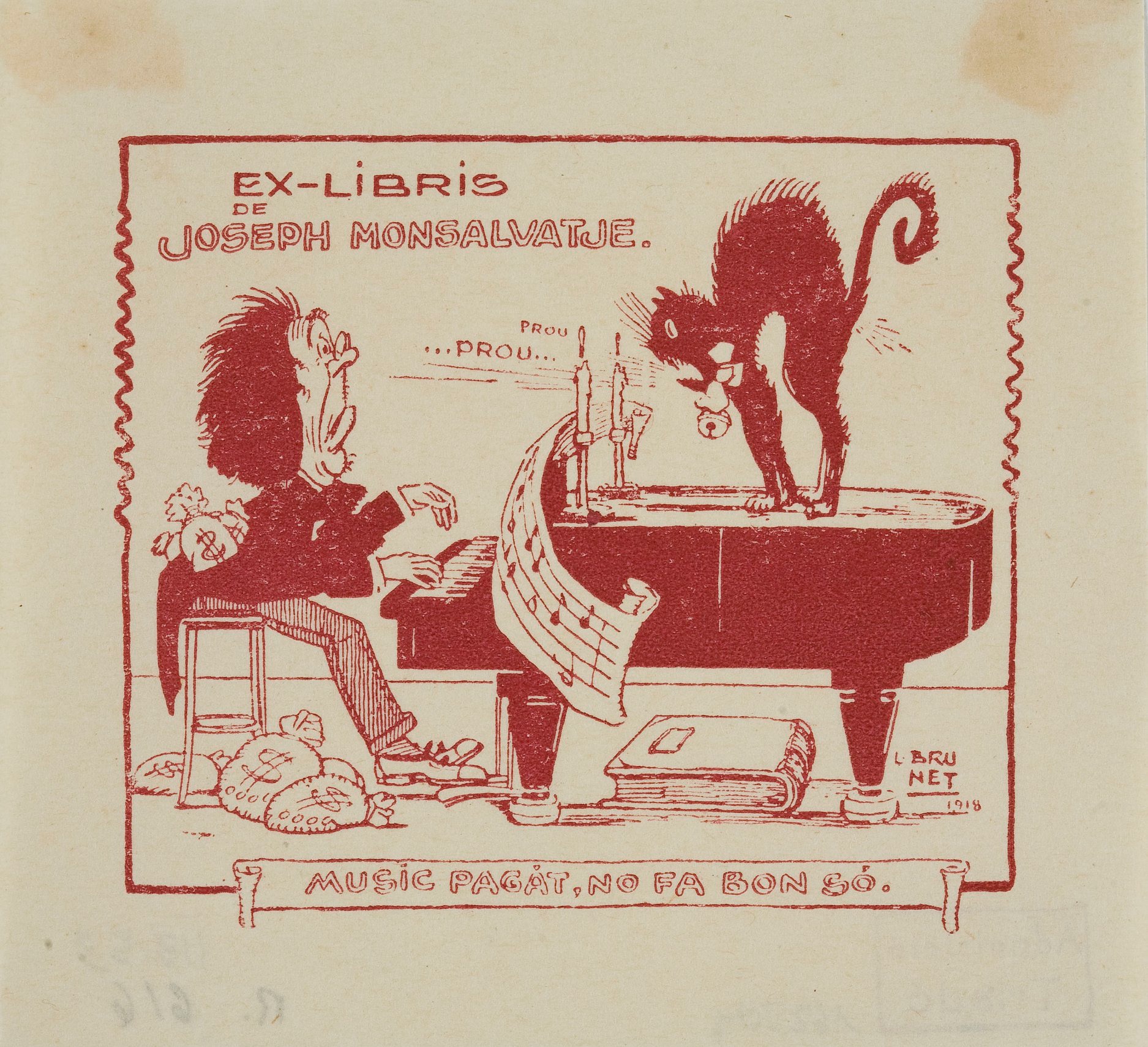 Montsalvatge Bookplate Mystery Solved