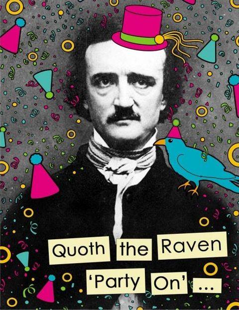 Happy Birthday Poe Masque of Red Death & Music