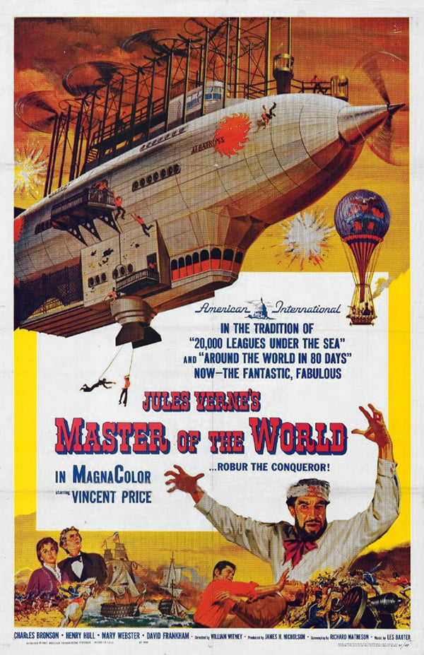 Master of the World Vincent Price Takes Flight