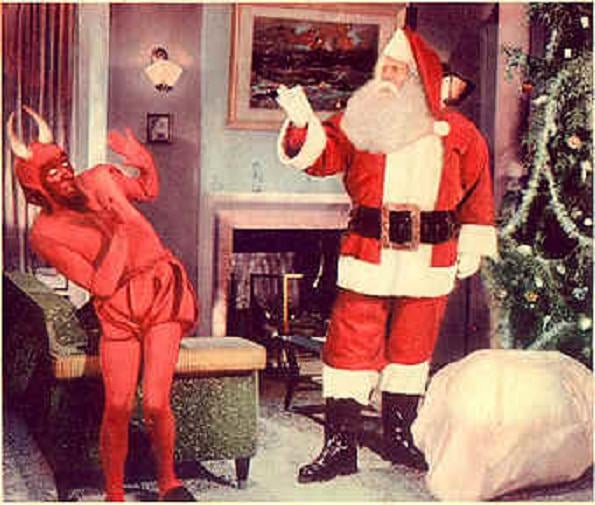 Santa vs Devil a Festivus Airing of Grievances