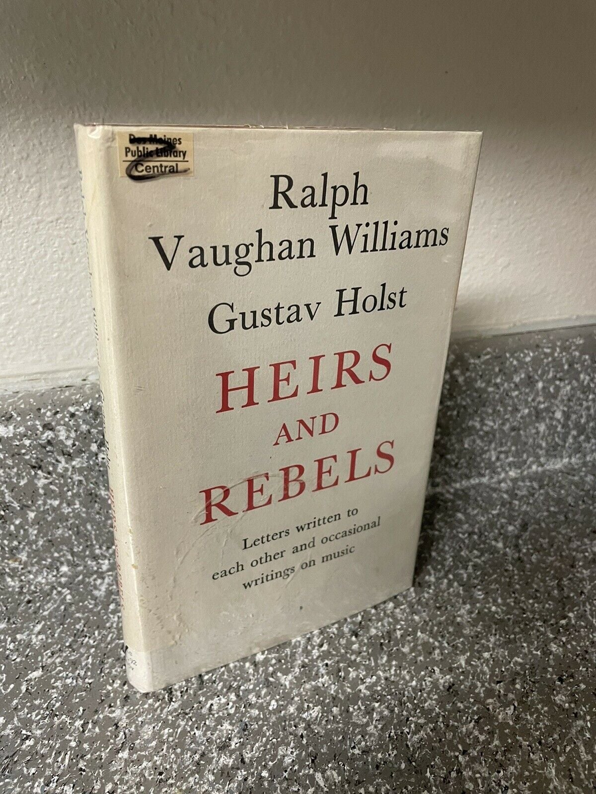 Vaughan Williams Library Discards Rare Find