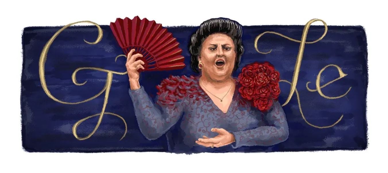 Montserrat Caballé Google Doodle Celebrates La Superba