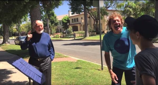 John Williams Home Serenaded Video Viral