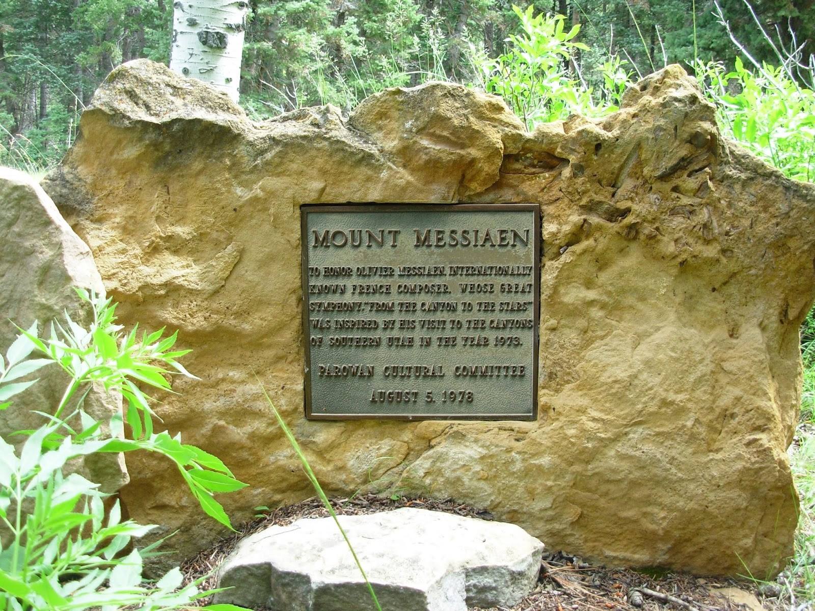 Mount Messiaen Utah’s Musical Mountain