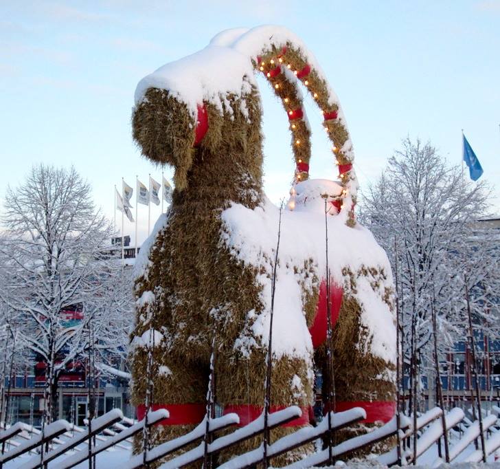 Gävle Goat Survives Another Christmas Miracle