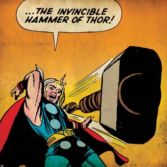 Thor’s Hammer Mjolnir in Comics and Wagner Opera