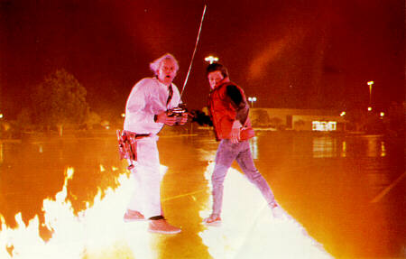 Back to the Future on Roy’s Tie-Dye Sci-Fi Corner