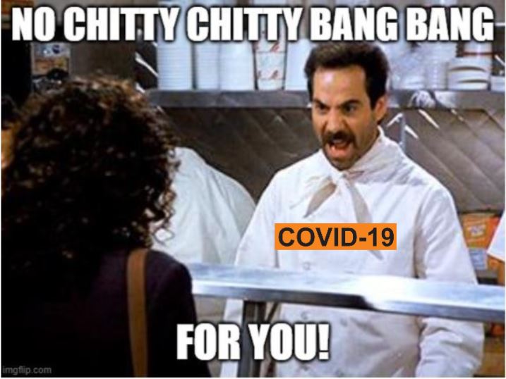 Chitty Chitty Bang Bang Delayed Roy’s Recovery