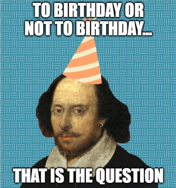 All the World’s a Rager, as We Celebrate Shakespeare on “Sweetness and Light”